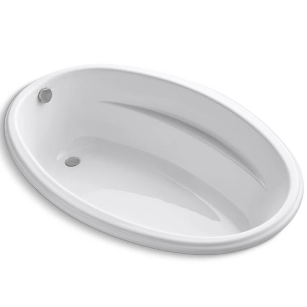 Maax Inc Exhibit 59.88'' x 42'' Drop In Soaking Acrylic Bathtub Wayfair
